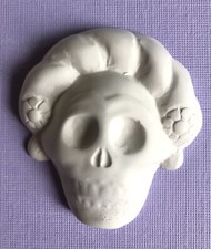 Day of the Dead Plaster Skull