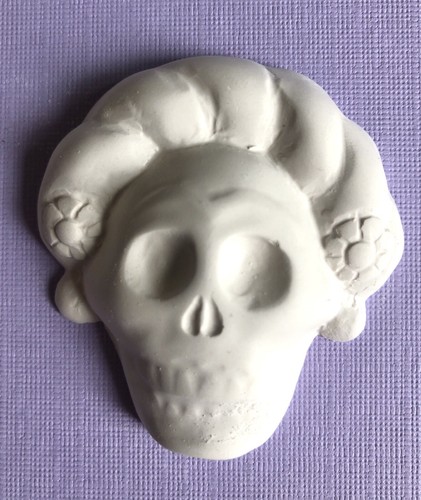 Day the dead plaster skull - day,