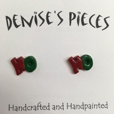 Christmas Earrings Plaster