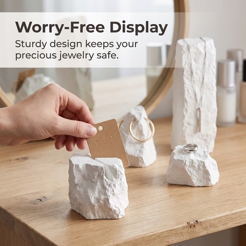 Plaster jewelry display - plaster,