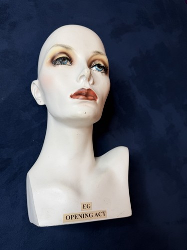 Vtg plaster mannequin - plaster,