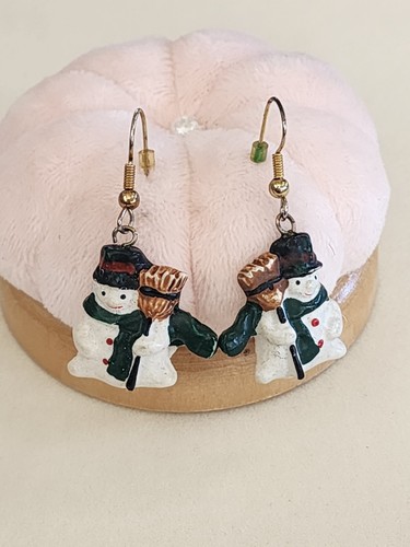 Snowman winter ceramic plaster - snowman,