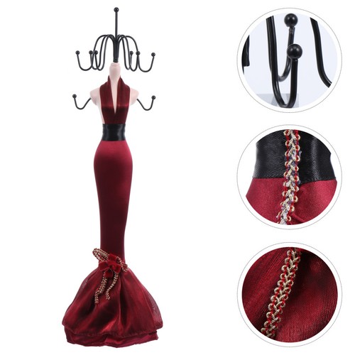 Red iron art - red, jewelry