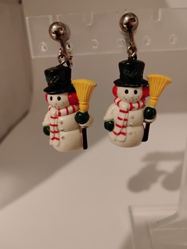 Snowman winter ceramic plaster - ceramic,