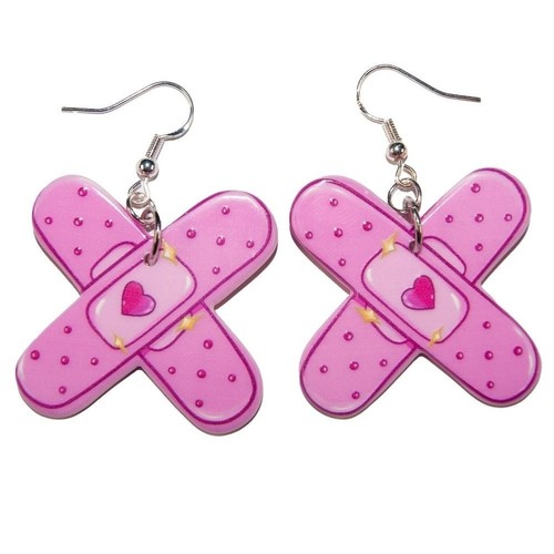Plaster bandage heart pink - bandage,